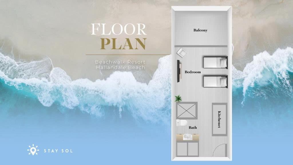 Upper Studio With Balcony,Pool And Gym, Near Beach Холандейл Бийч Екстериор снимка